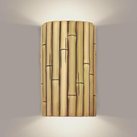 A19 LIGHTING Bamboo Wall Sconce, Natural N20301-NA-1LEDE26